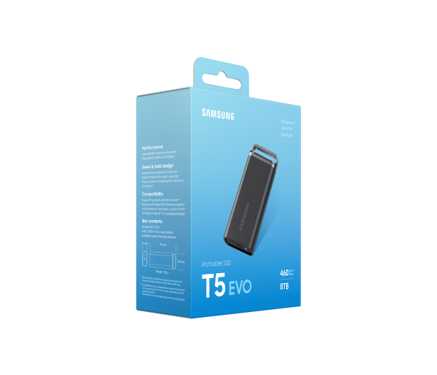 Samsung Portable SSD T5 EVO 8TB USB 3.2 Gen 1 typ C - 1202035 - zdjęcie 9